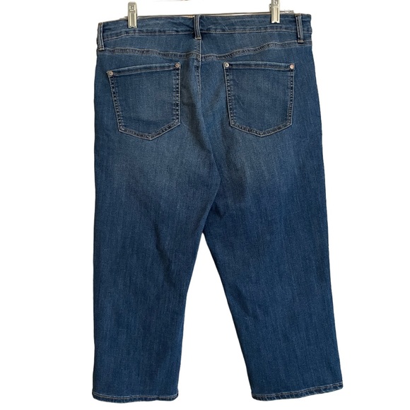 Rail Straight Capri Style Cropped Jeans Gloria Vanderbilt Womens Size 12 - Picture 5 of 16